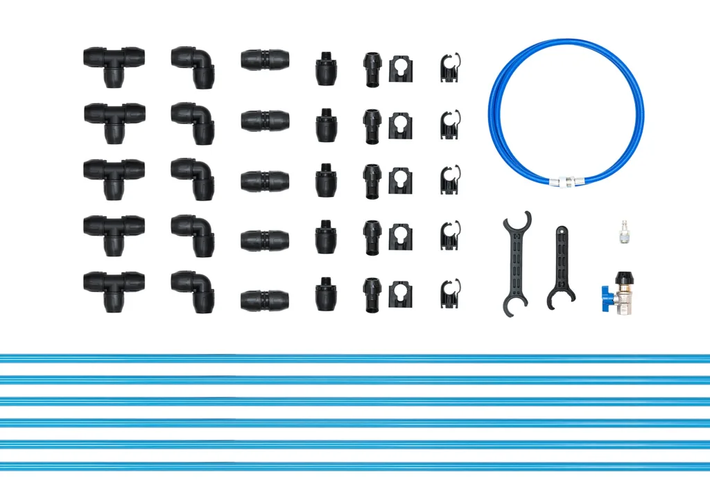 quick line kit pour le réseau ; air comprimé Tanger, Maroc