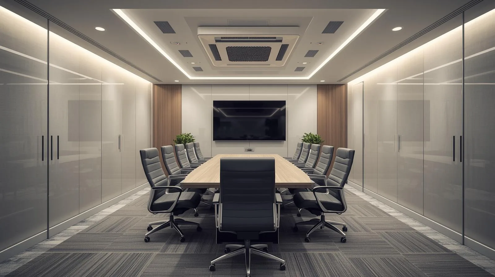 CLIM DANS UNE SALLE DE CONFERENCE