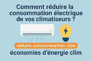 Comment réduire la consommation électrique de vos climatiseurs ?