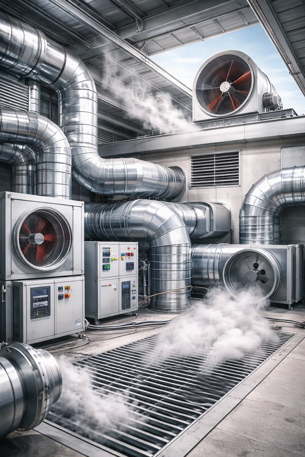 Nos Services et nos Valeurs Fondamentaux au Maroc 7 ventilation , conduits en galvanisé et désenfumage à Tanger