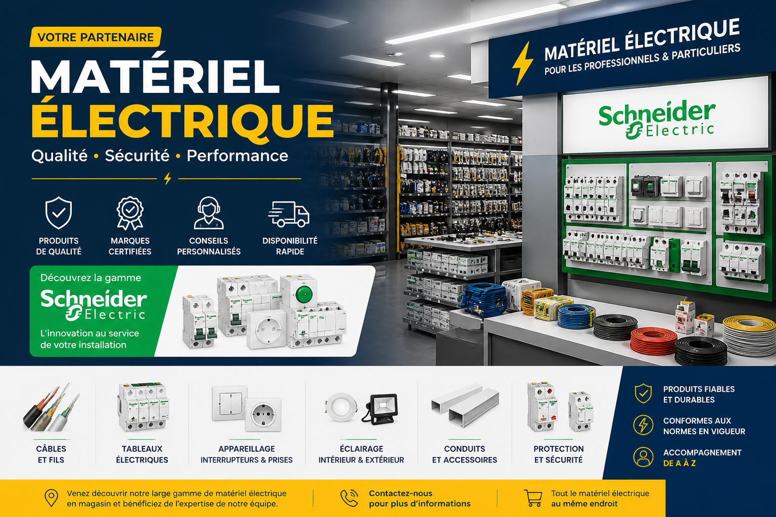 Votre expert en matériel électrique