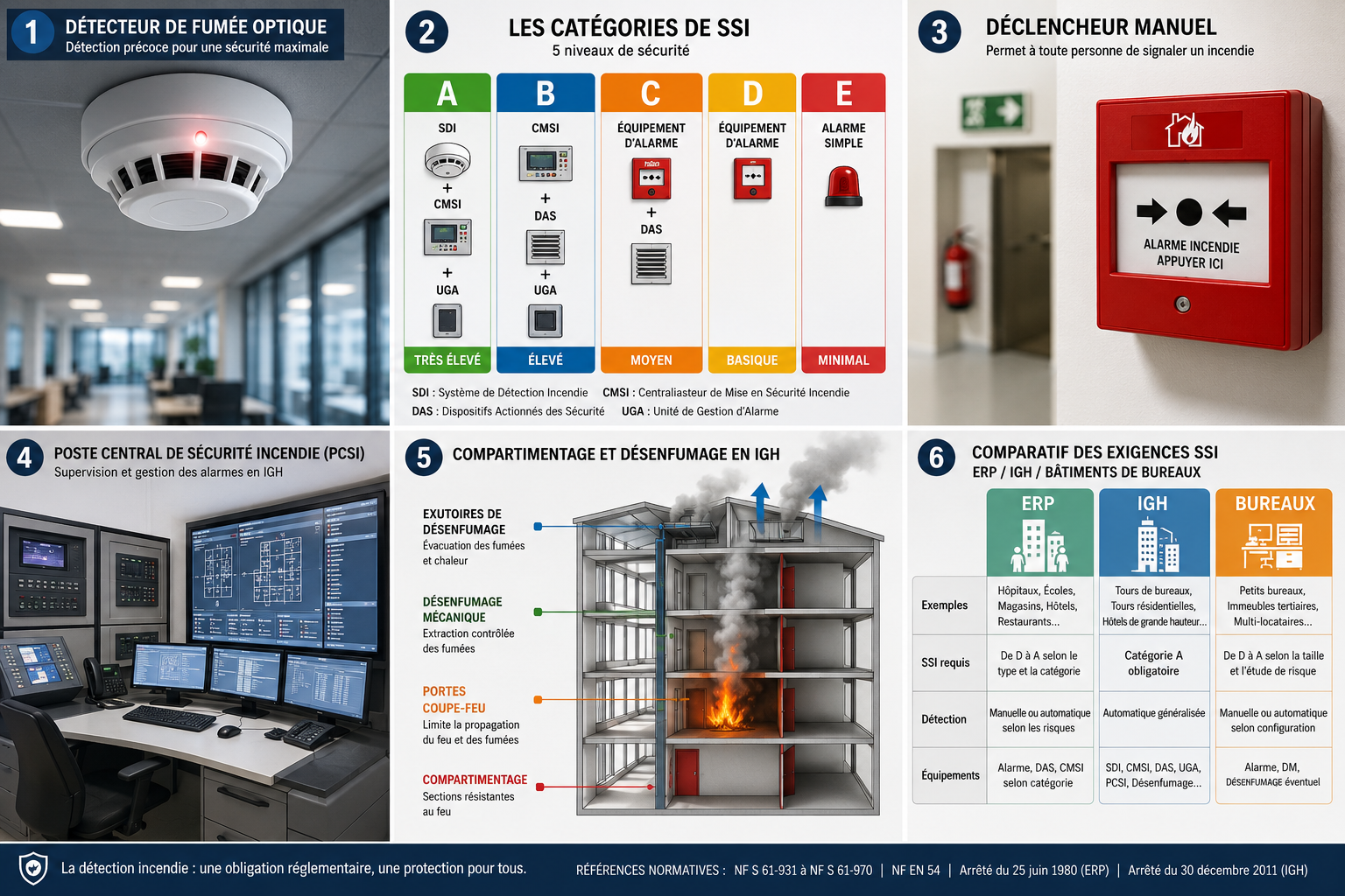 Systèmes de Détection Incendie : quelles obligations pour les ERP, les IGH et les autres bâtiments ?