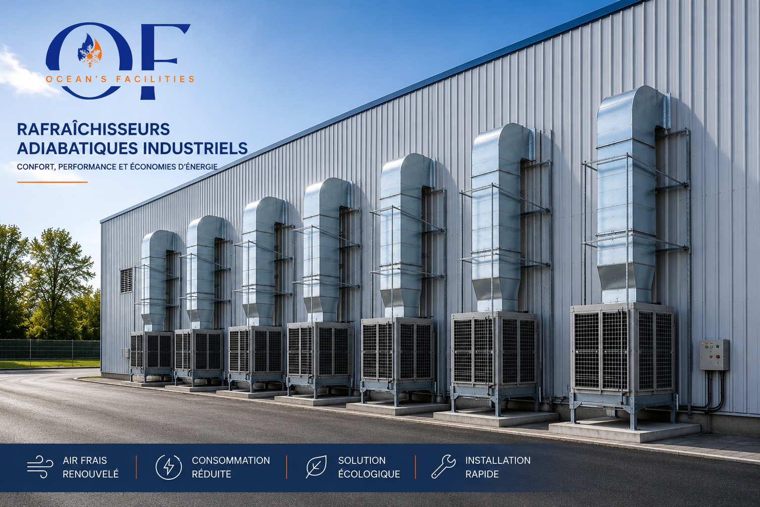 Rafraîchisseur d&rsquo;air industriel : une solution N°1,  économique et performante pour refroidir vos locaux