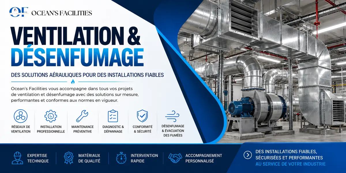 Ventilation & désenfumage — Ocean’s Facilities