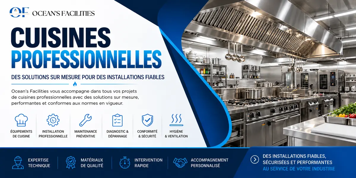 Cuisines professionnelles — Ocean’s Facilities
